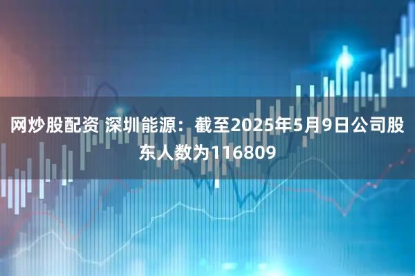 网炒股配资 深圳能源：截至2025年5月9日公司股东人数为116809